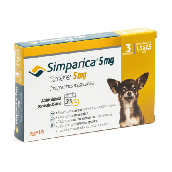 Simparica Perro 13 A 25kg 3 Comprimidos 5