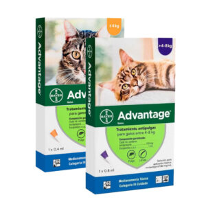 Advantage Pipeta Antipulgas Gato Hasta 4kg