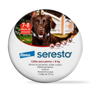 Seresto Collar Antipulgas Perro Mas De 8kg 70cms
