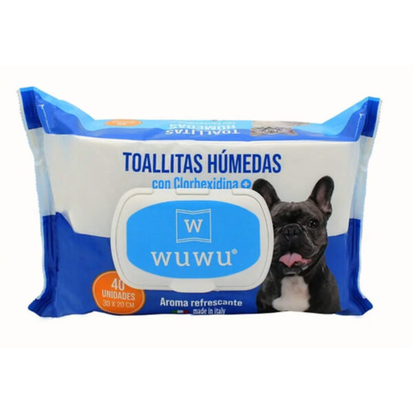 Wuwu Toallitas Humedas Con Clorhexidina 40 Und