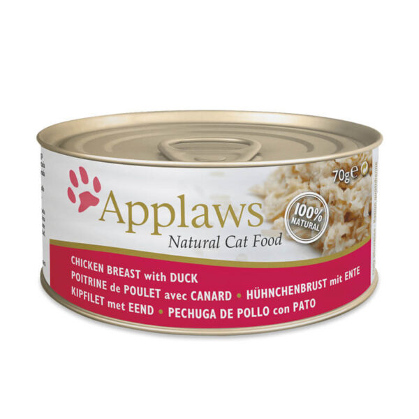 Applaws Alimento Lata Gato Pechuga De Pollo Y Pato 70 Gr