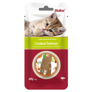 Bioline Filete de Salmon Cocido, 20gr