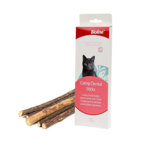 Bioline Palitos de Catnip Natural Dental Stick, 5 Und