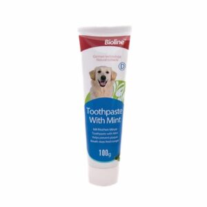 Bioline Pasta Dental Perro Sabor Menta, 100gr