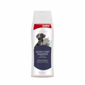 Bioline Shampoo Perro y Gato Efecto Glossy Coat, 250ml