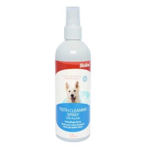 Bioline Spray Limpieza de Dientes Perro con Fluor, 175ml
