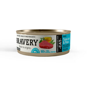 Bravery Lata Tuna Loin & Peas Adult Cat 70gr