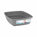 Cat Love Bano Gato Simple Color Gris 2