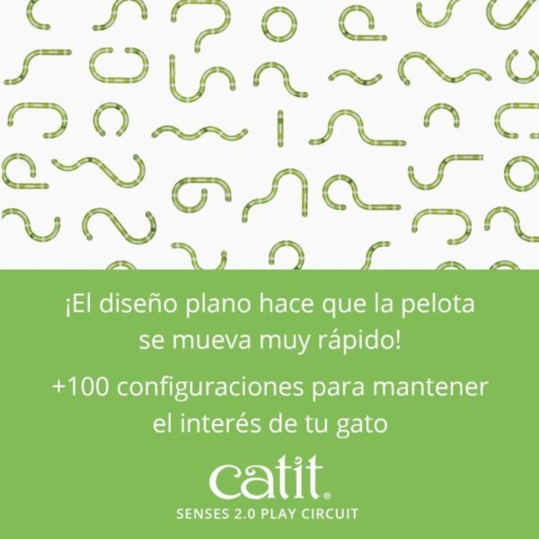 Catit Interactivo Play Circuit Gato 2
