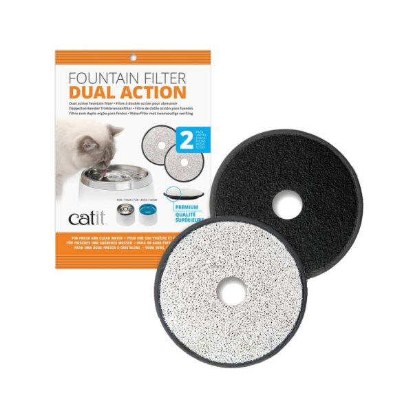Catit Pack Filtros Fuente Acero Inoxidable 2 Und 2