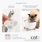 Catit Pixi Fuente Para Gato 25lts Color Rosa 2