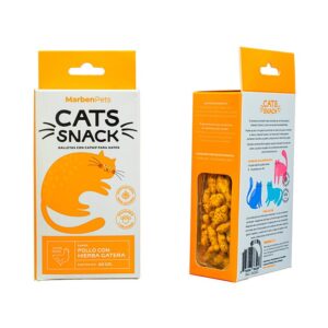 Cats Galletas Gato Sabor Pollo y Catnip , 80gr