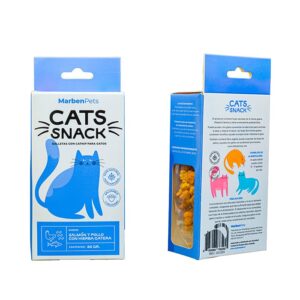 Cats Galletas Gato Sabor Salmon y Pollo , 80gr