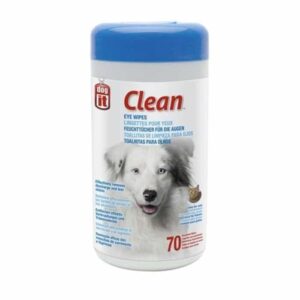 Dogit Toallitas Humedas Limpieza Ojos Perros y Gatos, 70 Und
