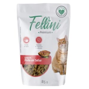 Fellini Gato Sabor Pollo en Salsa , Pouch 85Gr