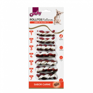 Goofy Rollitos Rellenos Perro, 7Und  60gr