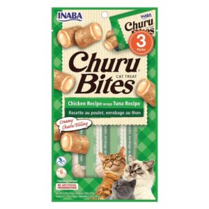 Inaba Churu Bites Gato Atun Envuelto En Pollo 3 Tubos 2