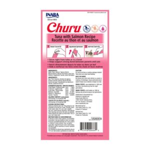 Inaba Churu Gato Sabor Atun Y Salmon 4 Tubos 2