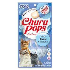 Inaba Churu Pops Gato Sabor Atún, 4 Tubos