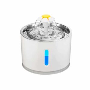 Marben Fuente Bebedero Flor Acero Inoxidable 2.4lts