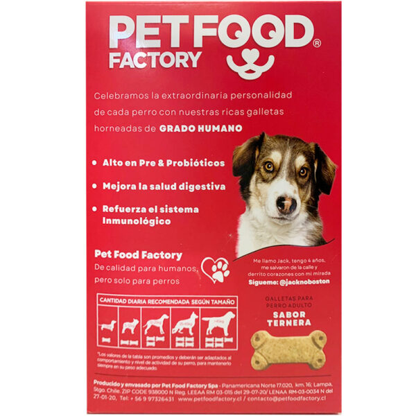 Pet Food Galletas Ternera Para Perros Adultos 80gr 2