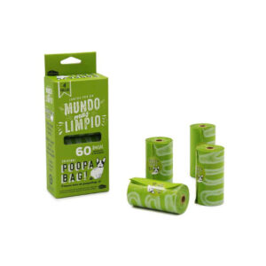 Poopa Bag Bolsas Biodegradables, Caja 4 Rollos
