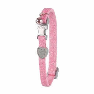 Trixie Collar Gato con Cierre Metalico, Color Rosado