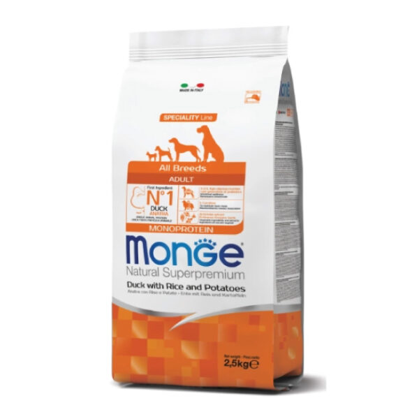 Monge Alimento All Breeds Duck 25kg