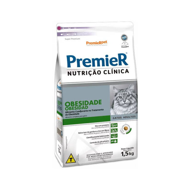 Premier Alimento Obesidad Nutricion Clinica Gato 15kg
