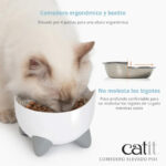 Catit Pixi Plato Elevado Para Gatos 200ml 2