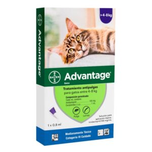 Advantage Pipeta Antipulgas Gato De 4 A 8kg