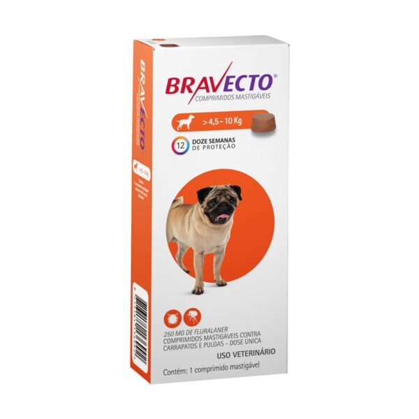 Bravecto Antiparasitario 12 Semanas Perro 45 A 10kg