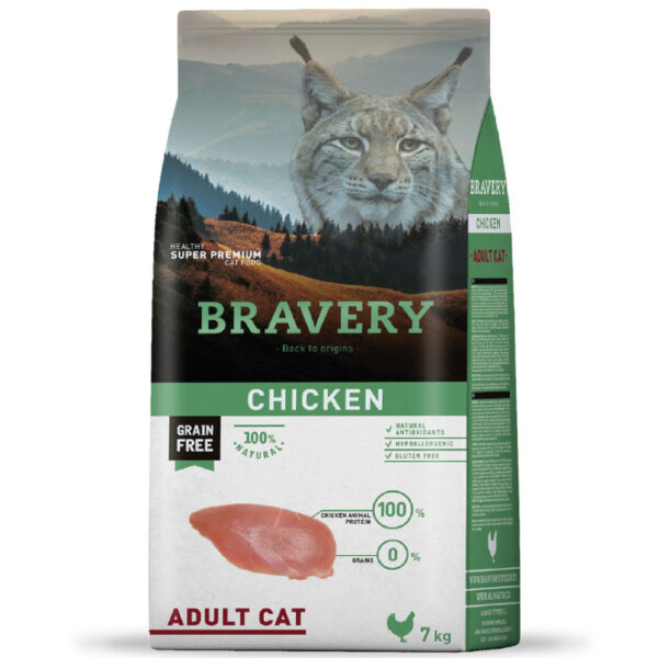Bravery Alimento Chicken Adult Cat 7kg