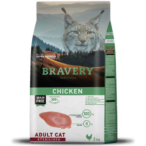 Bravery Alimento Chicken Sterilized Cat 7kg