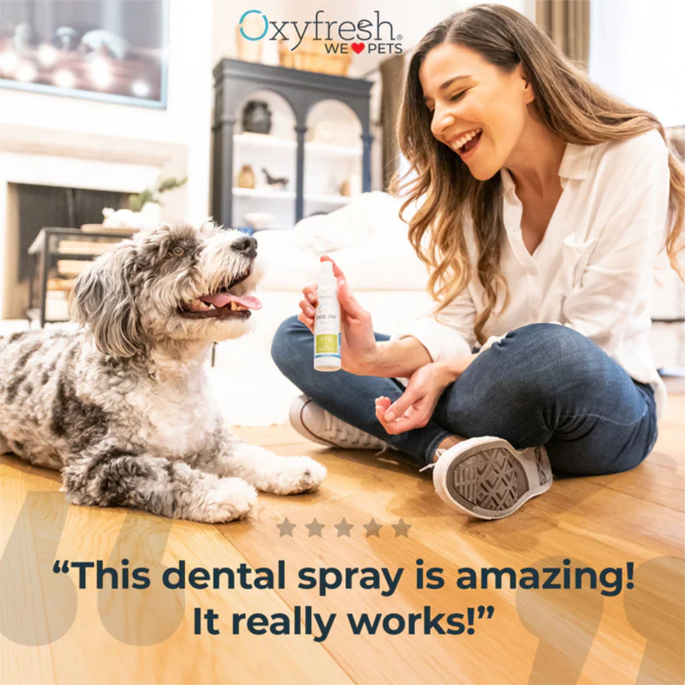 Oxyfresh Spray XL Cuidado Dental Perro Gato 237ml - Imagen 2