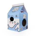 Brnx Rascador Maxi Caja De Leche Azul