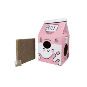 Brnx Rascador Maxi Caja De Leche Rosado 2
