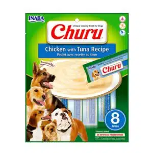 Inaba Churu Perro Sabor Pollo y Atun 8 Tubos