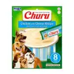 Inaba Churu Perro Sabor Pollo y Queso 8 Tubos
