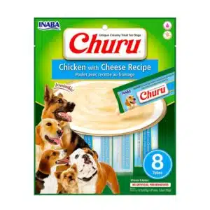 Inaba Churu Perro Sabor Pollo y Queso 8 Tubos