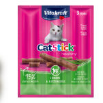 Vitakraft Cat Stick Sabor Pollo y Hierba Gatera