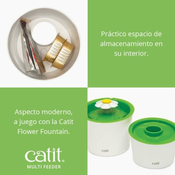 Catit Plato Interactivo Multi Feeder Gato - Imagen 4
