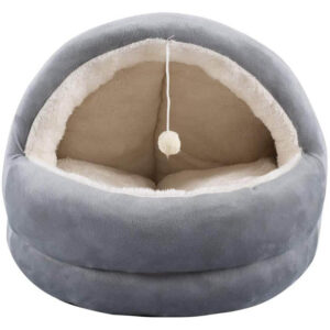 Pawise Cama Iglú Para Gato con Felpa