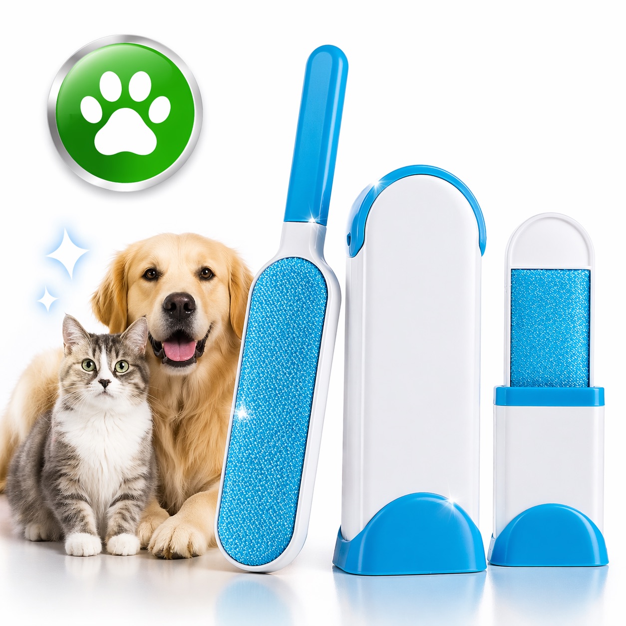 Cepillo QuitaPelos Mascotas Reutilizable Ropa Sofá Auto Cepillo QuitaPelos Mascotas Reutilizable Ropa Sofá Auto - Imagen 1