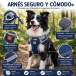 Xcho Arnés Paseo Perro Acolchado Ajustable Reflectante - Imagen 3