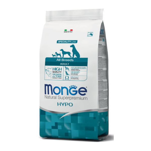 Monge All Breeds Hipoalergenico Salmon & Atun 12Kg - Imagen 1