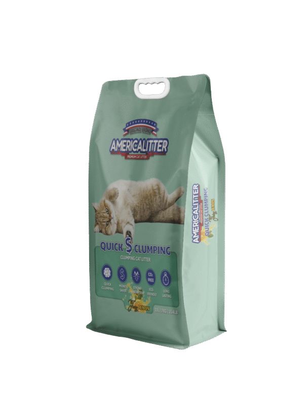 America Litter Quick Clumping Aroma Limon 7Kg - Imagen 1