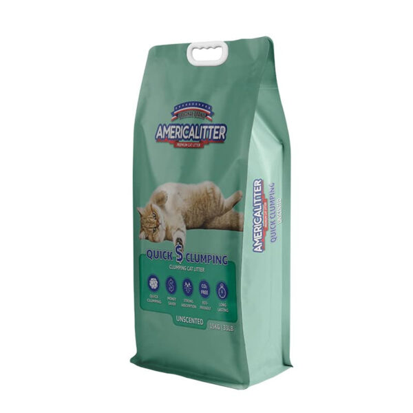 America Litter Quick Clumping Sin Aroma 7Kg - Imagen 1