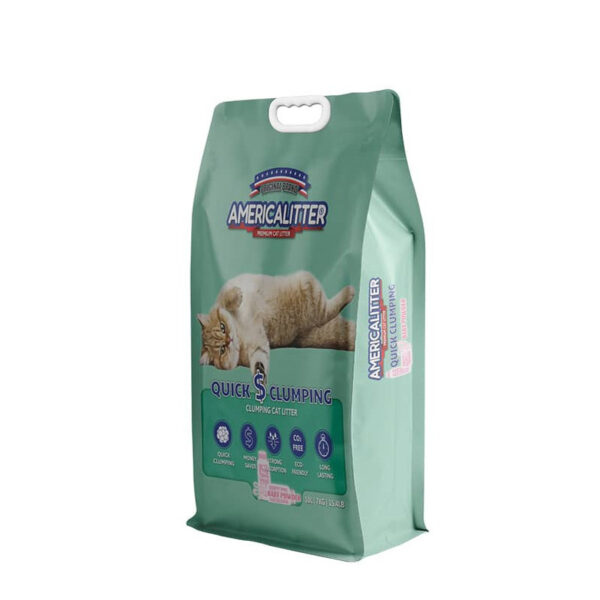 America Litter Quick Clumping Aroma Talco 7Kg - Imagen 1