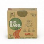 Biobags Bolsas Biodegradables Fecas Perro 16 Rollos (240u)